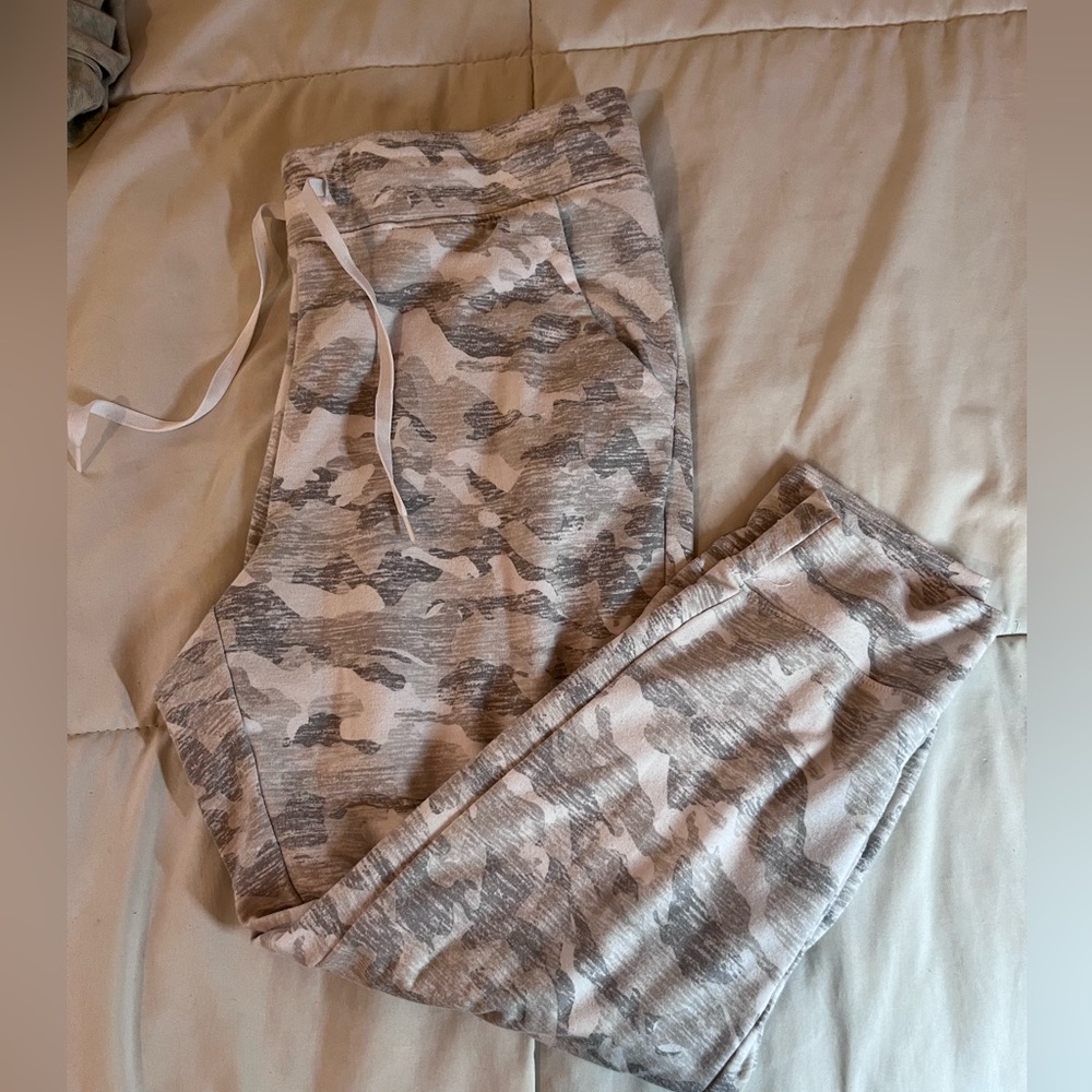 Light gray camp Sweatpants